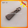 MZP19 Hign calidad metal negro cremallera / Custom cremallera tirador / cremallera deslizante